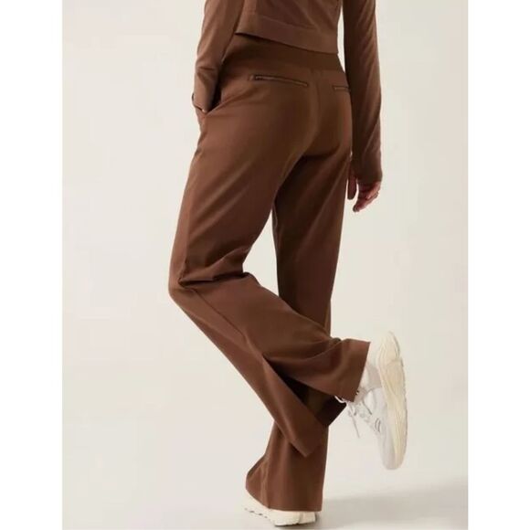 Athleta Venice Flare Pant in Mahogany Brown size XS - Picture 2 of 16